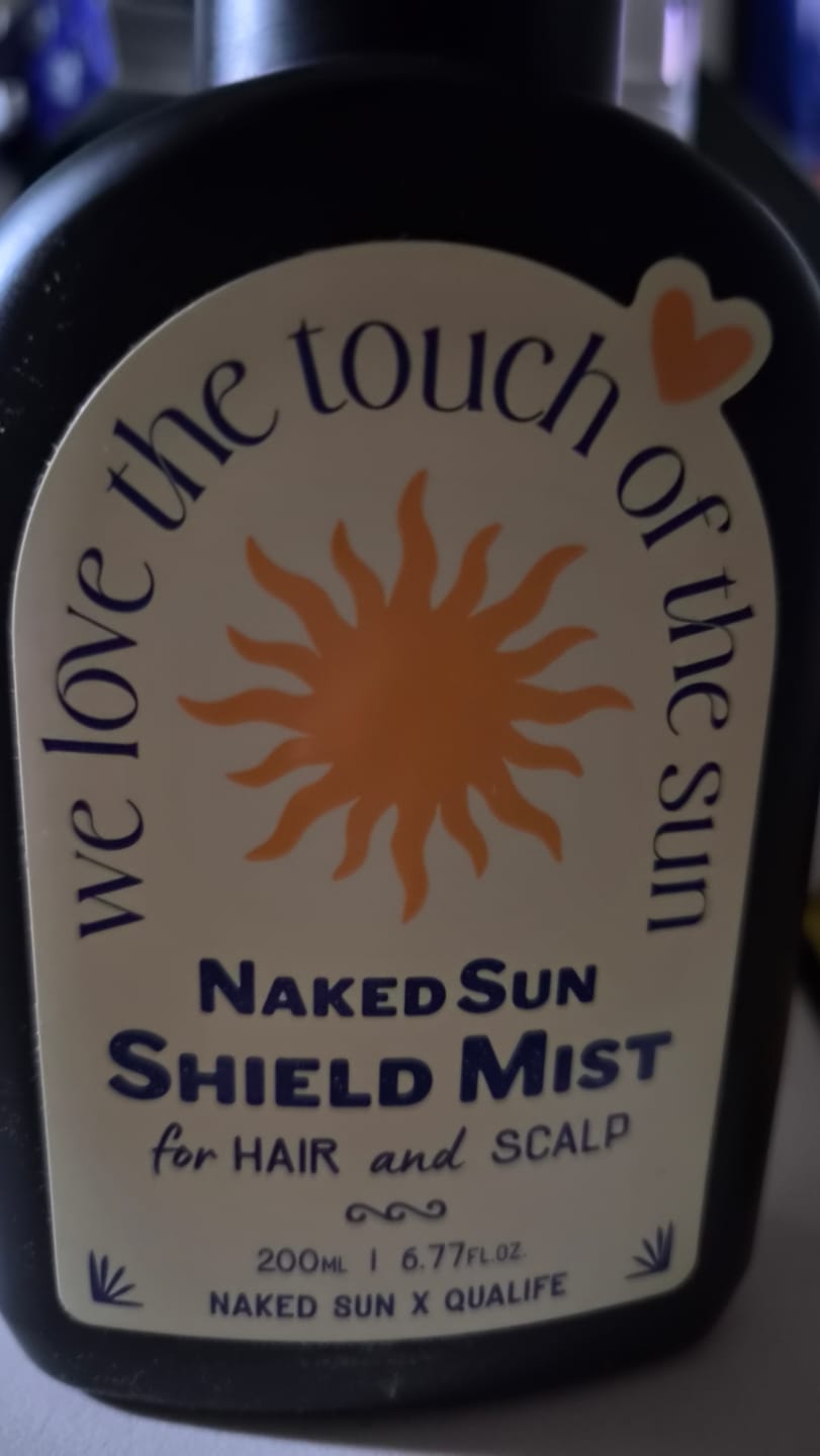 Customer photo review of Naked Sun Shield Mist for Hair and Scalp 200ml