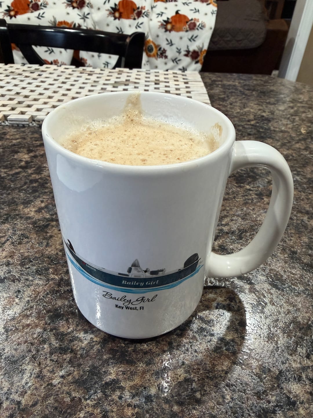 Customer photo review of Custom Boat Mugs