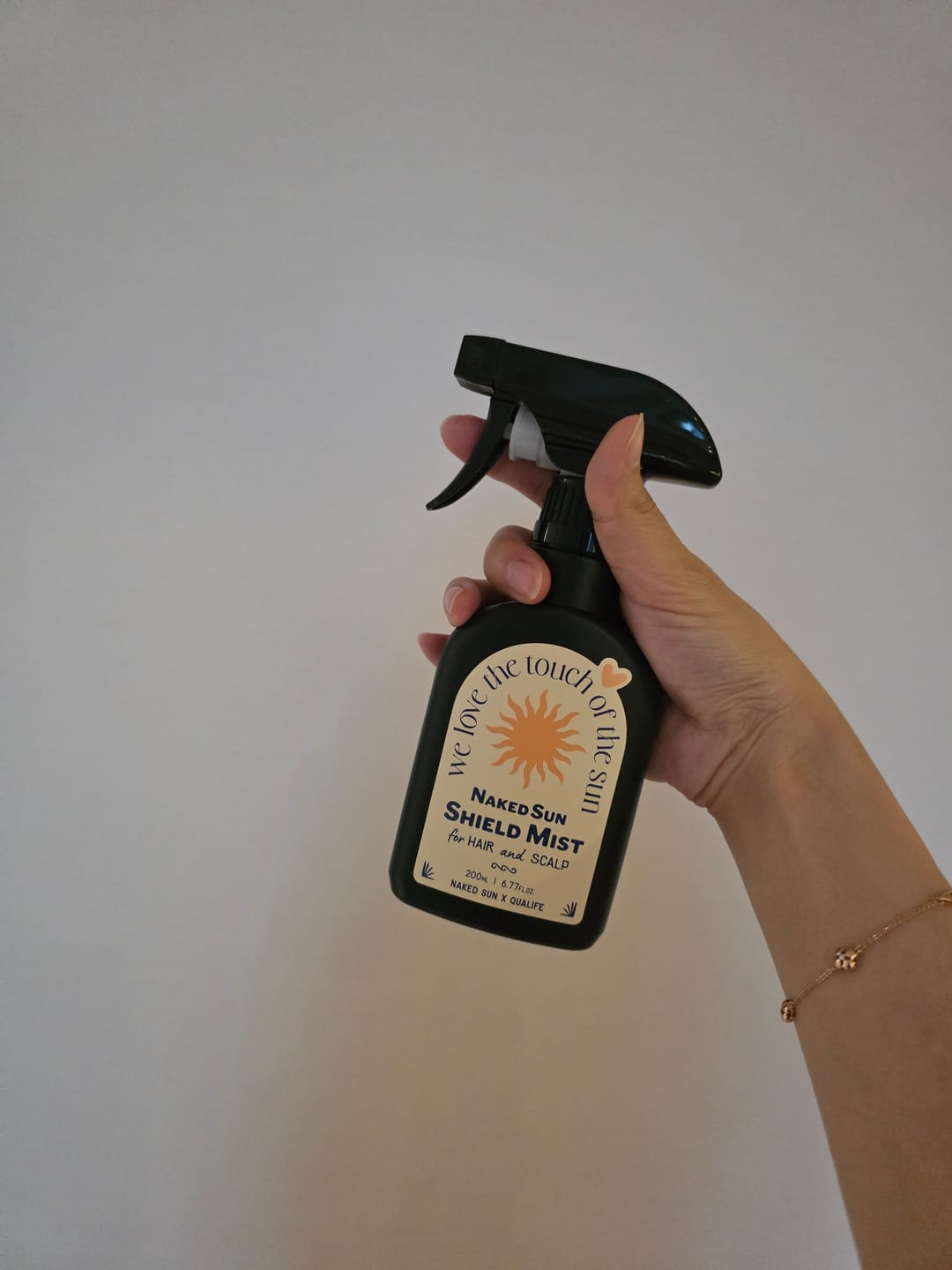 Customer photo review of Naked Sun Shield Mist for Hair and Scalp 200ml