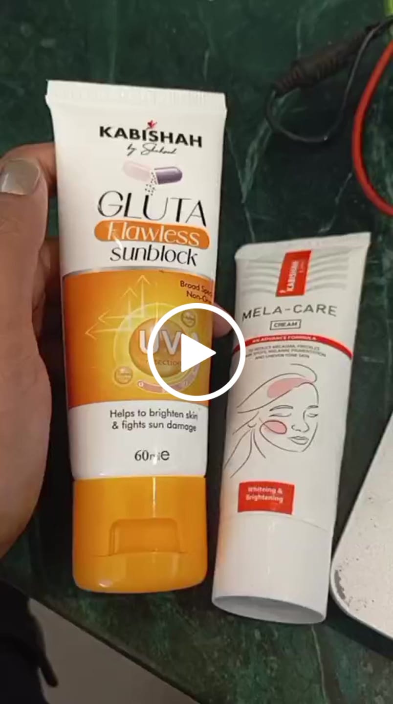 Customer video review of Gluta Flawless Sunblock