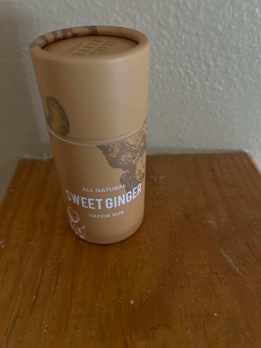 Customer photo review of Sweet Ginger Vapor Rub Stick