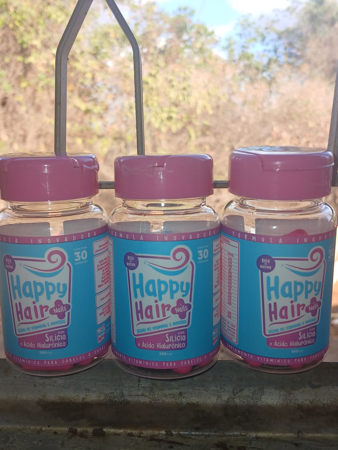 Customer photo review of Happy Hair 3 Potes