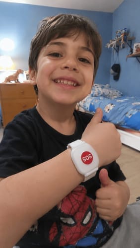Customer photo review of SOS Alert Wristband