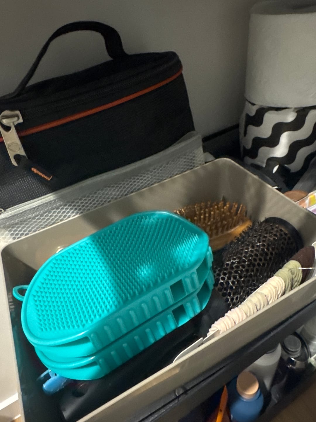 Customer photo review of Dual-Action Lymphatic Gloves
