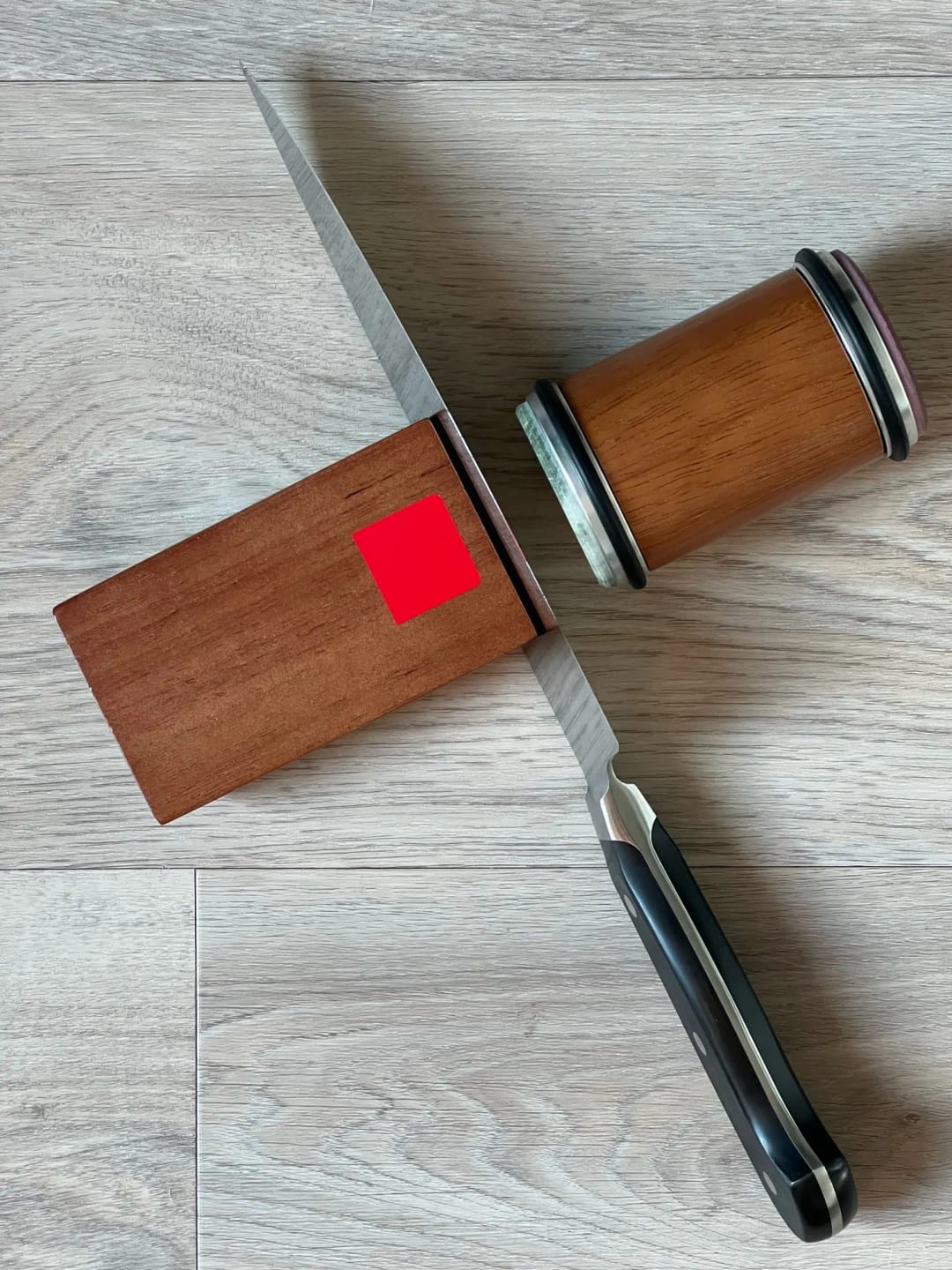 Customer photo review of Rollmaster Rolling Knife Sharpener™