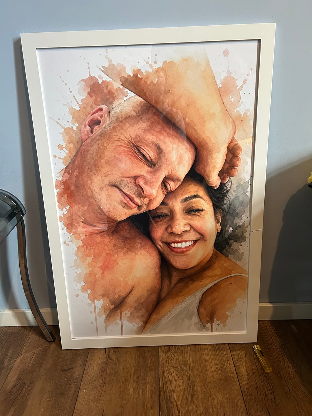 Customer photo review of Euer Foto als Kunstwerk – mit Live-Vorschau, als Poster oder Leinwand