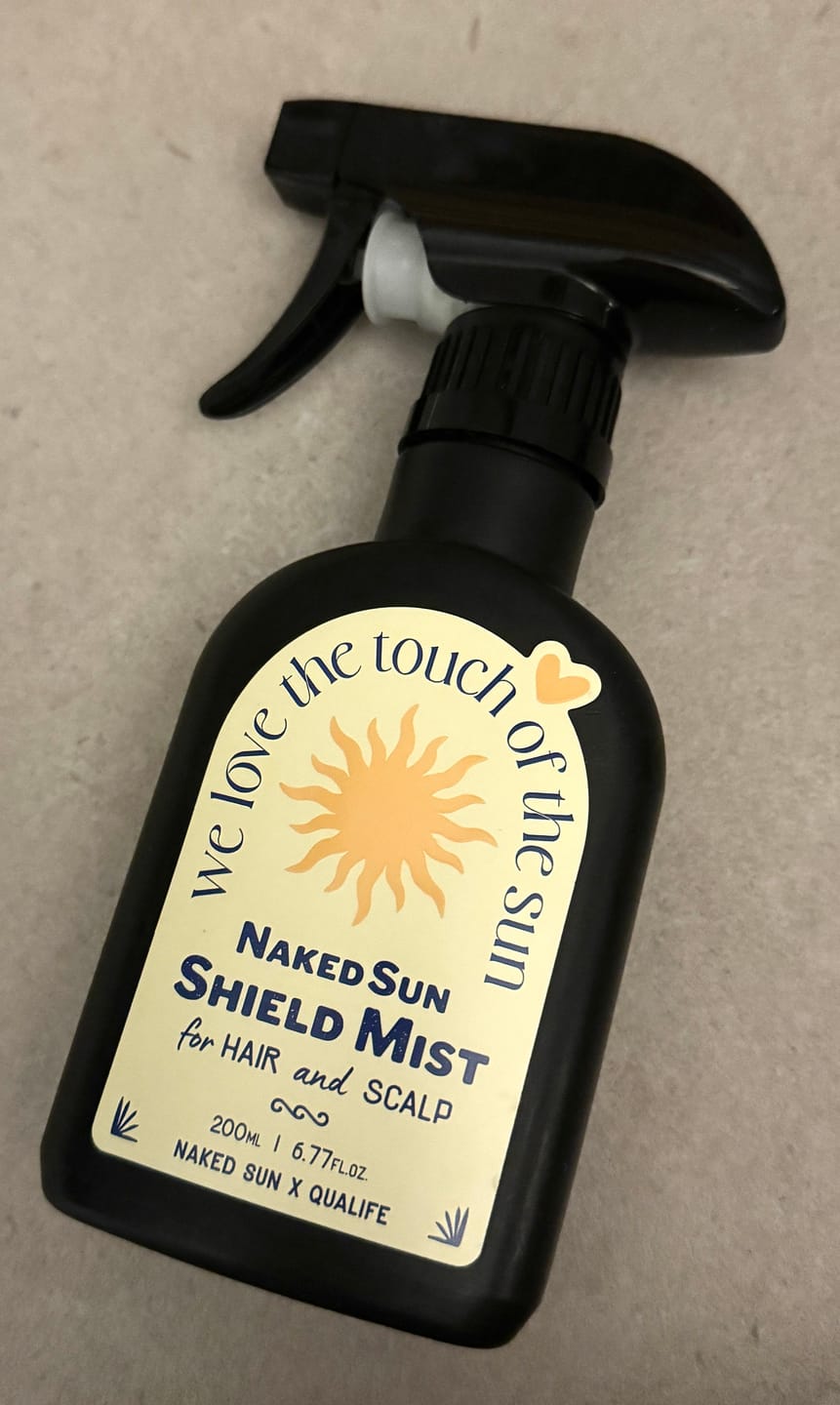 Customer photo review of Naked Sun Shield Mist for Hair and Scalp 200ml