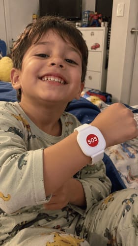 Customer photo review of SOS Alert Wristband
