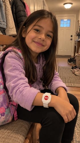 Customer photo review of SOS Alert Wristband
