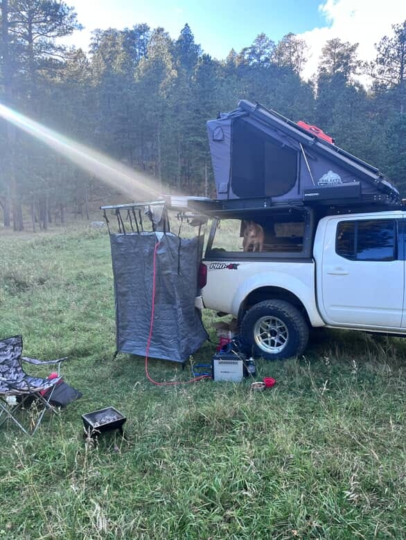 Customer photo review of Nano 3 Portable Gas Water Heater 3L/min Instant Outdoor Camping Shower