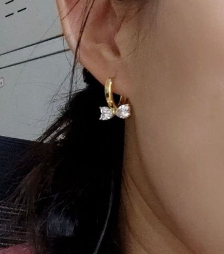 Customer photo review of Haifa Earrings
