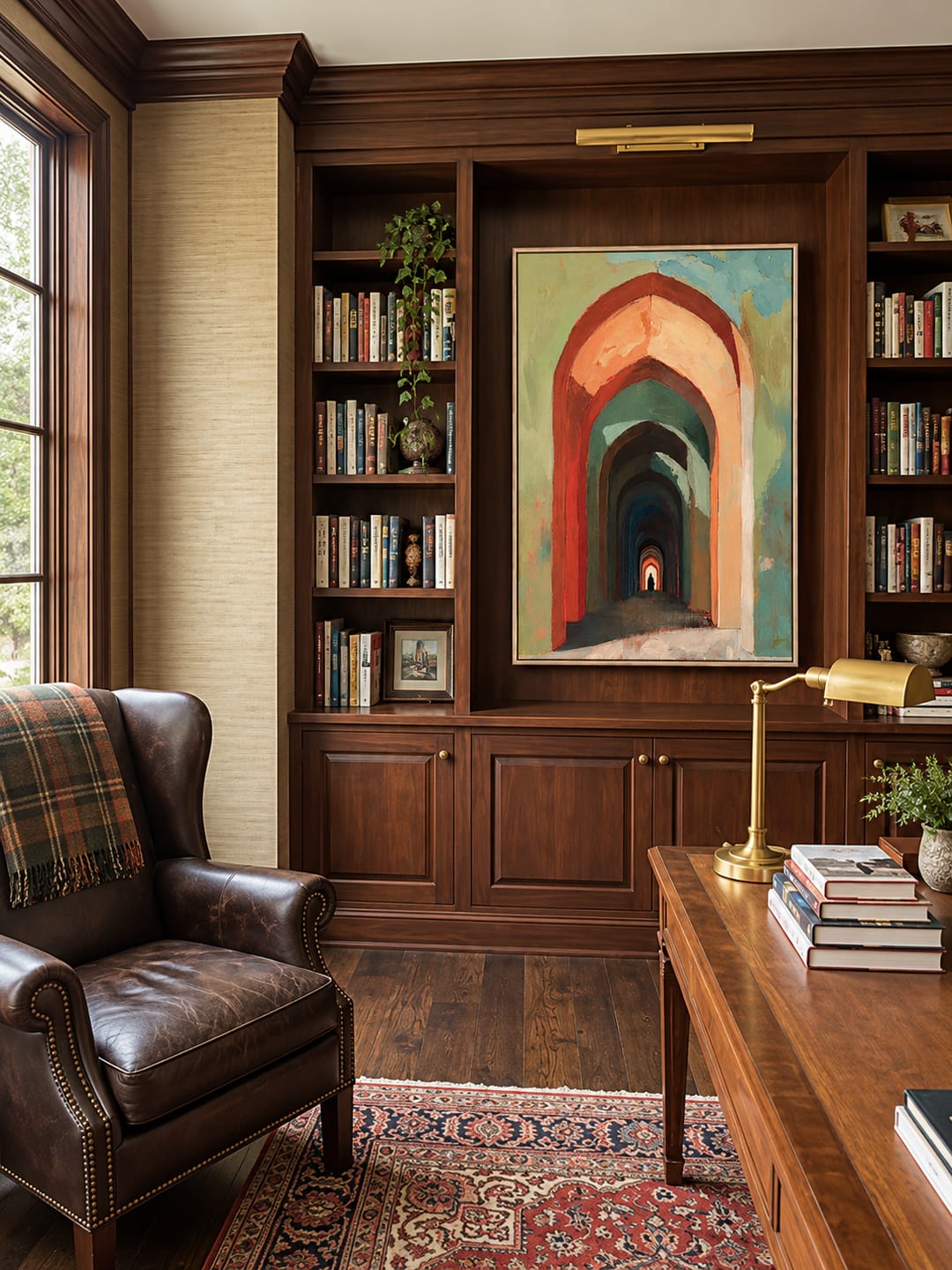 Customer photo review of "Portal of Solitude" – Architectural Archway Terracotta Oil Painting