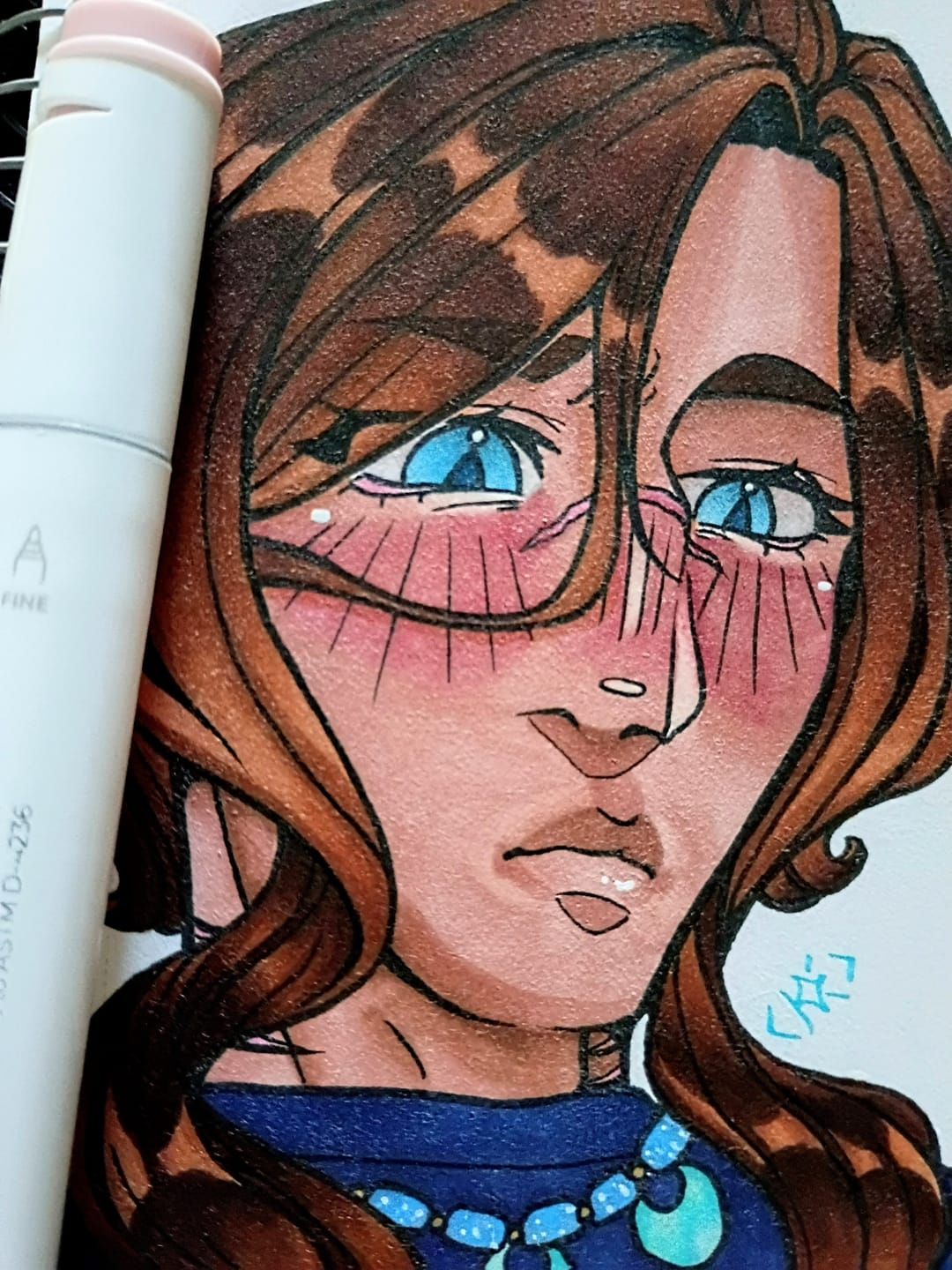 Customer photo review of Ohuhu Oahu E190 / E75 Individual Marker, Fine & Chisel
