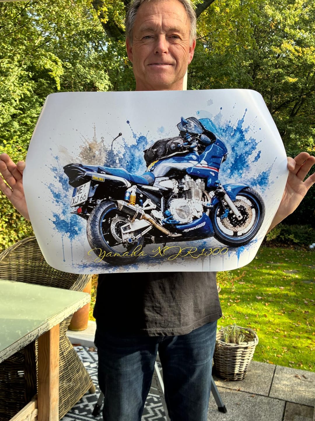 Customer photo review of Dein Fahrzeug als Kunstwerk – mit Live-Vorschau, als Poster oder Leinwand