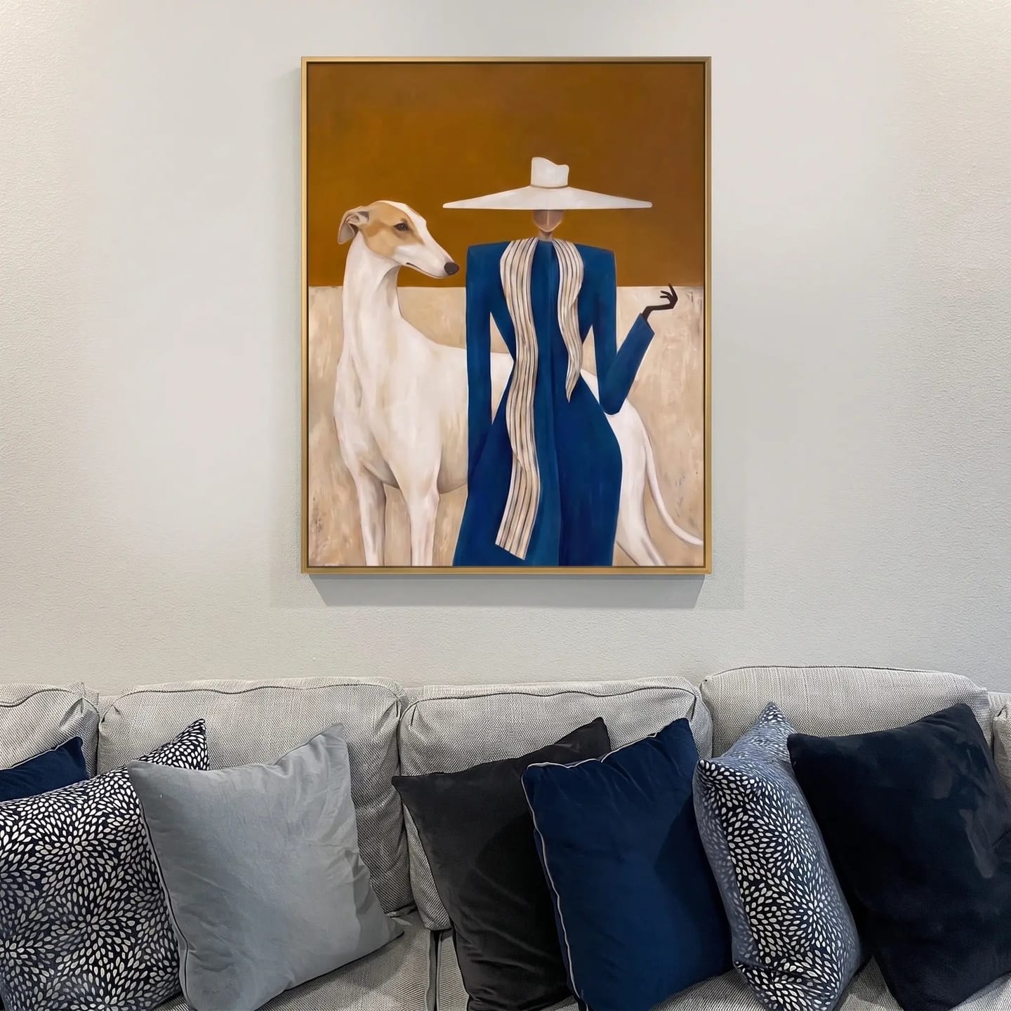 Customer photo review of Portrait Art Rider's Quiet Pause #PR288