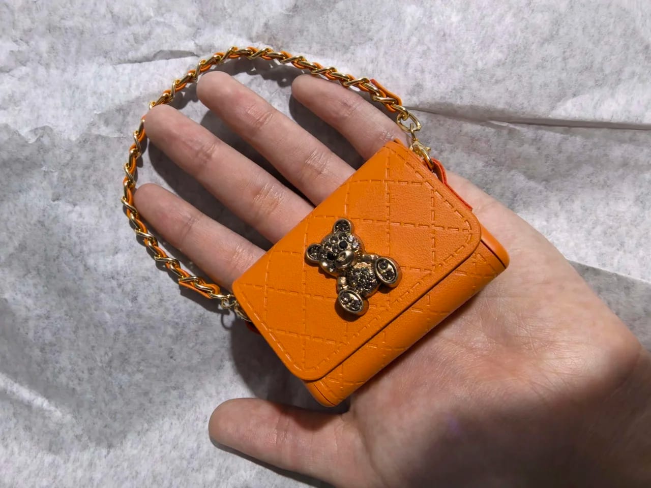 Customer photo review of Audífonos Mini Cartera