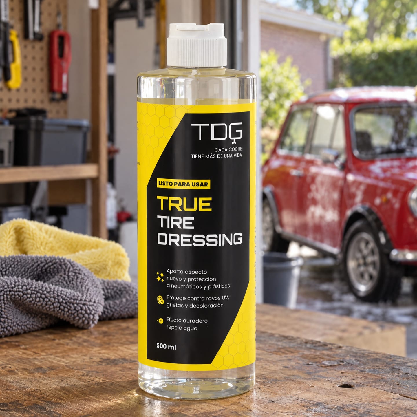 Customer photo review of Abrillantador  de Neumáticos y plásticos True Tire Dresing