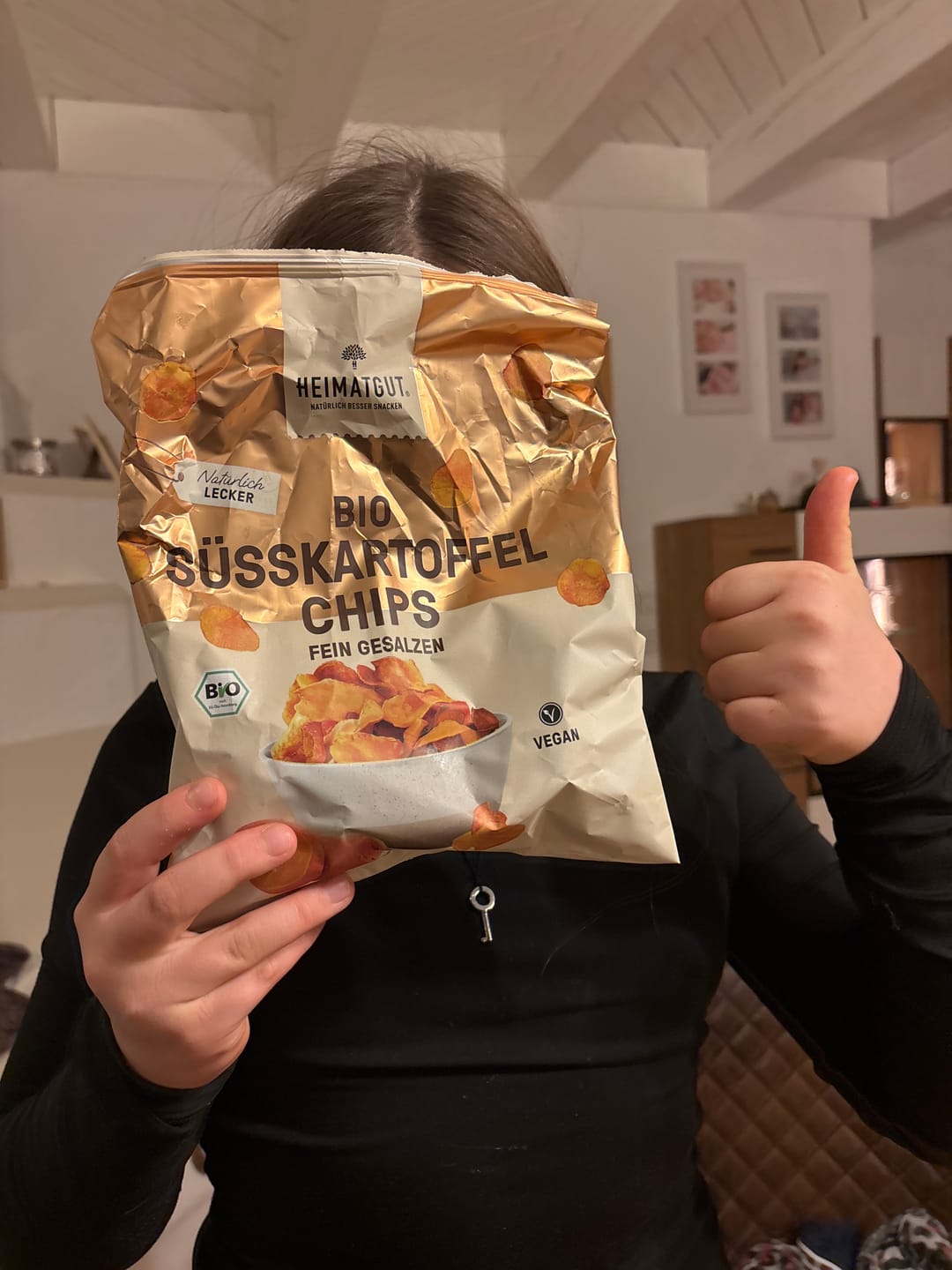 Customer photo review of Bio Süßkartoffel Chips