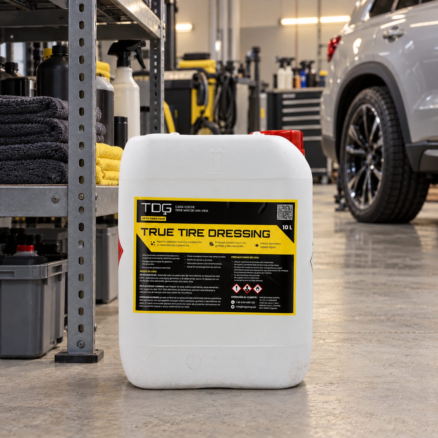 Customer photo review of Abrillantador  de Neumáticos y plásticos True Tire Dresing