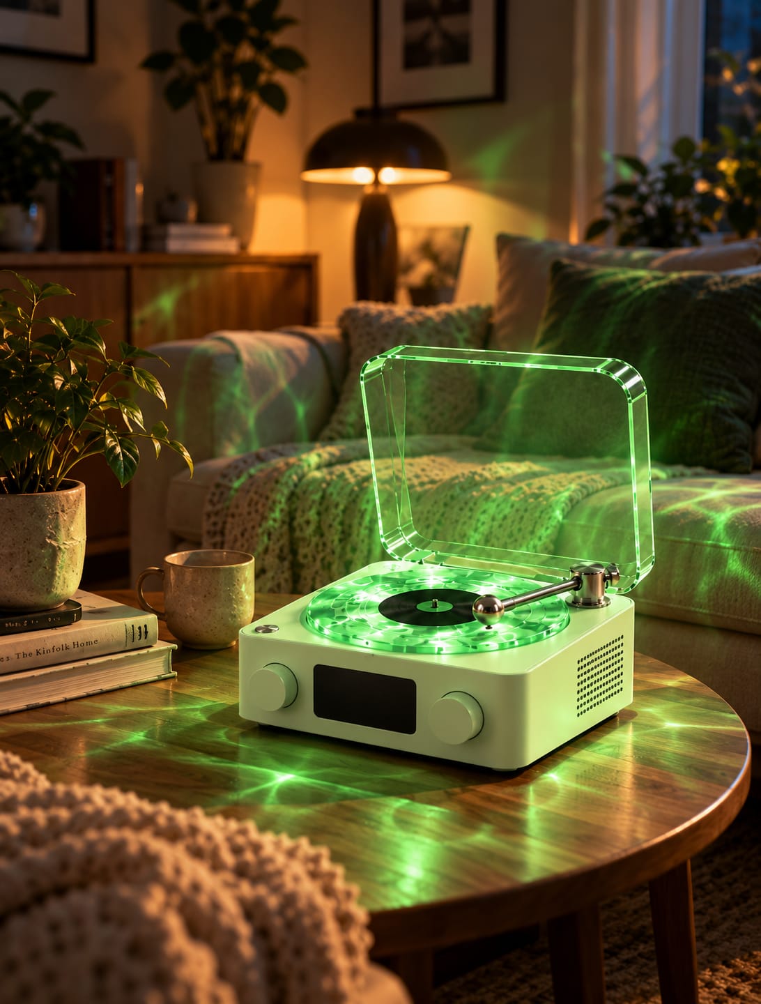 Customer photo review of GrooveGlow Vynora — Retro Bluetooth Speaker