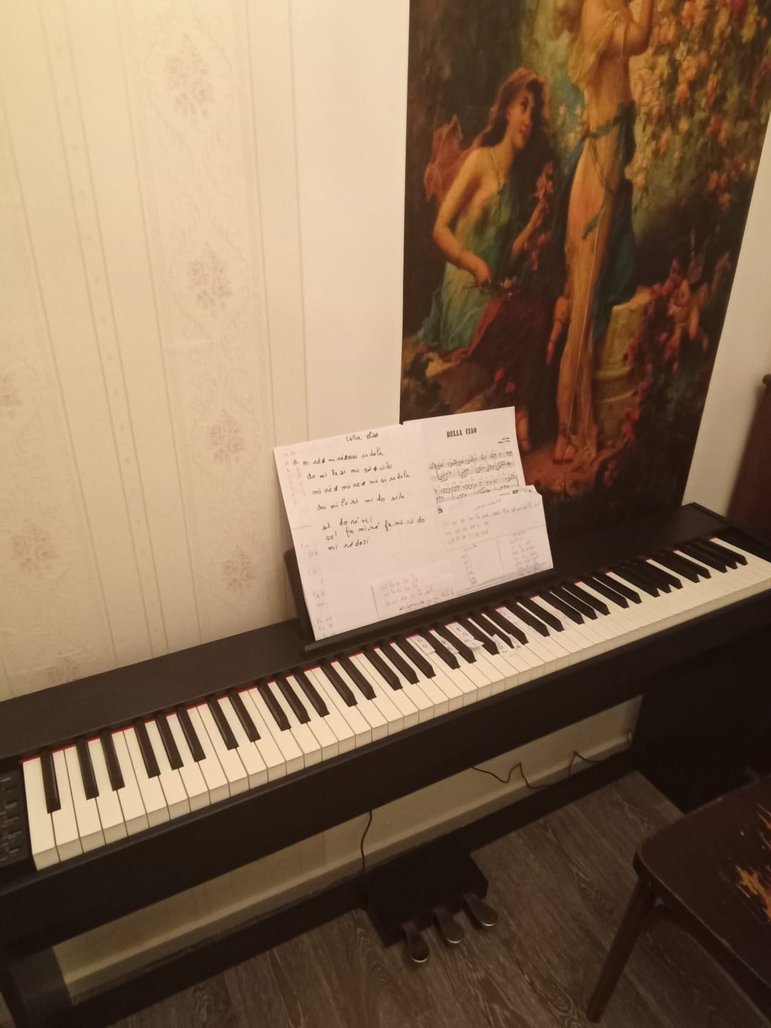 Customer photo review of Donner DDP-50 88 touches Lestées Piano numérique