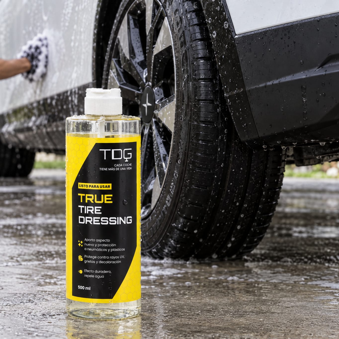 Customer photo review of Abrillantador  de Neumáticos y plásticos True Tire Dresing