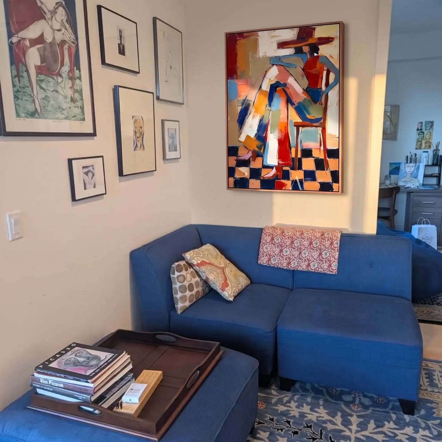 Customer photo review of Pop Art Checkered Figures #PO066