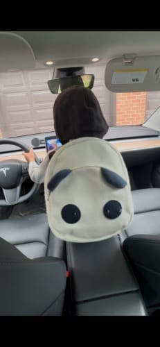 Customer photo review of Boopsie The Panda Toddler Backpack