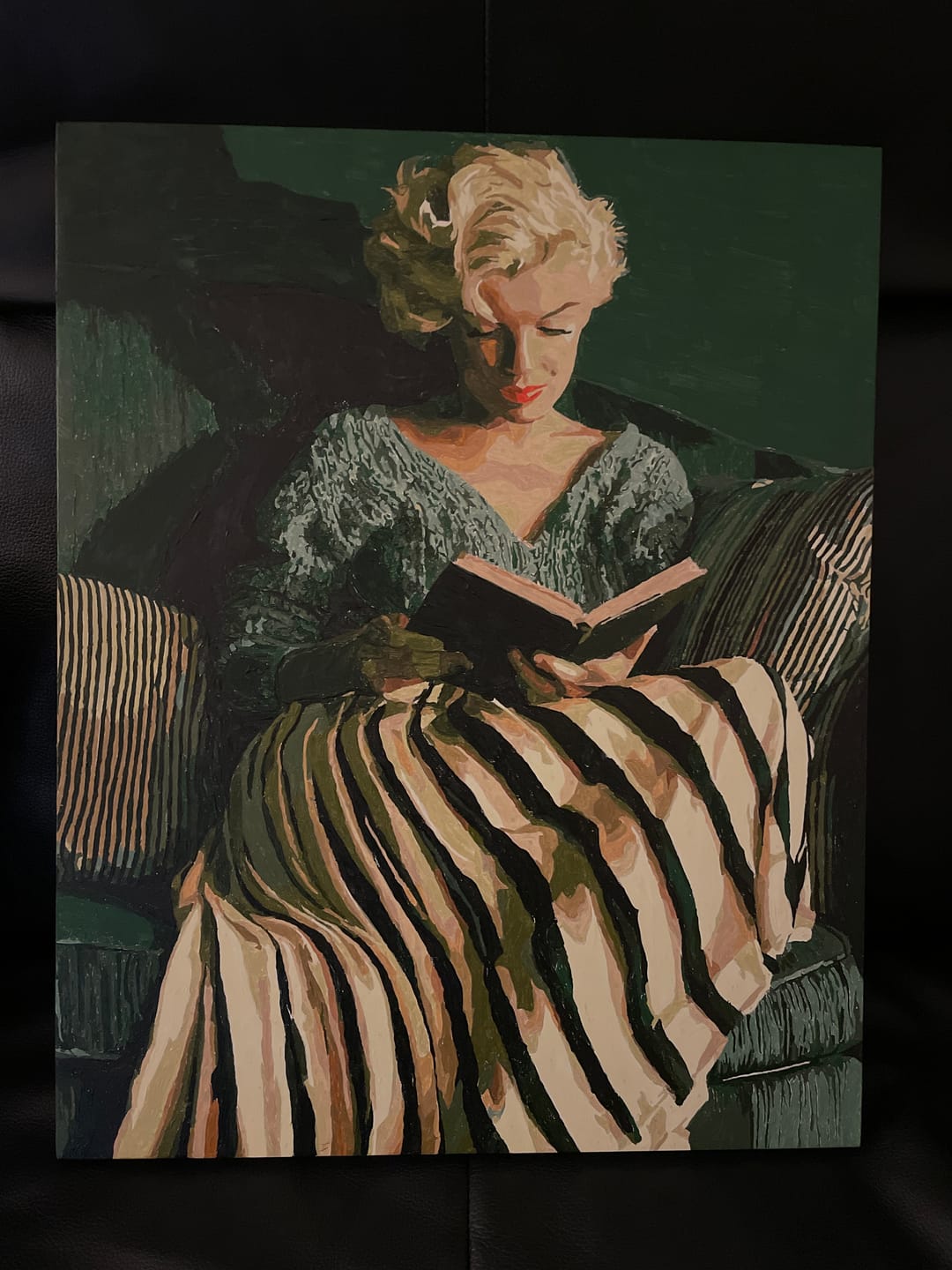 Customer photo review of Malen nach Zahlen - Lesende Marilyn