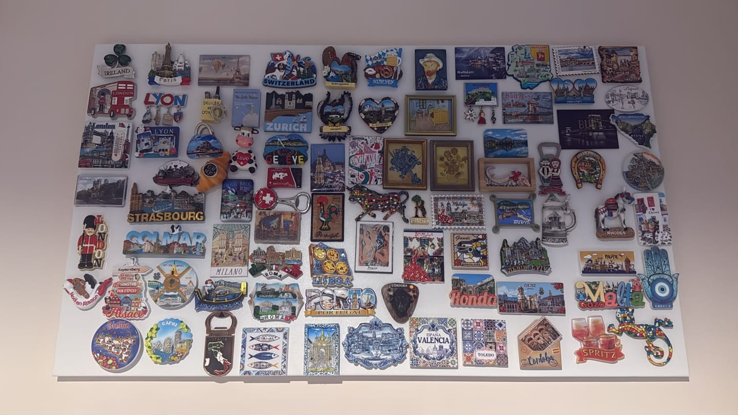 Customer photo review of Metal Magnet Panosu Beyaz
