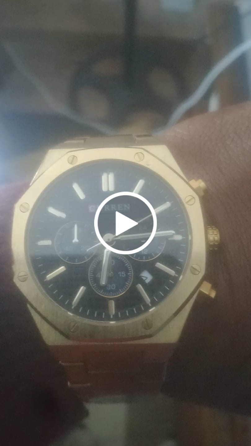 Customer video review of Curren Atene® orologio uomo acciaio