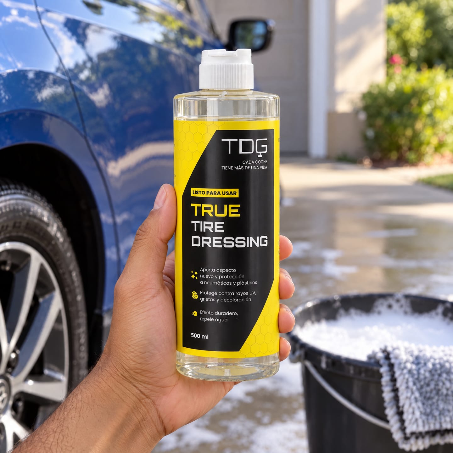 Customer photo review of Abrillantador  de Neumáticos y plásticos True Tire Dresing