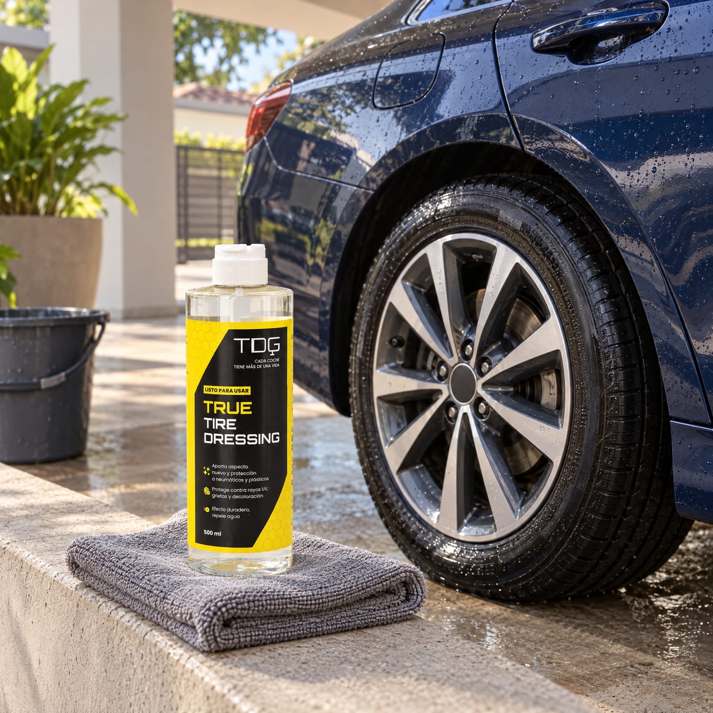 Customer photo review of Abrillantador  de Neumáticos y plásticos True Tire Dresing