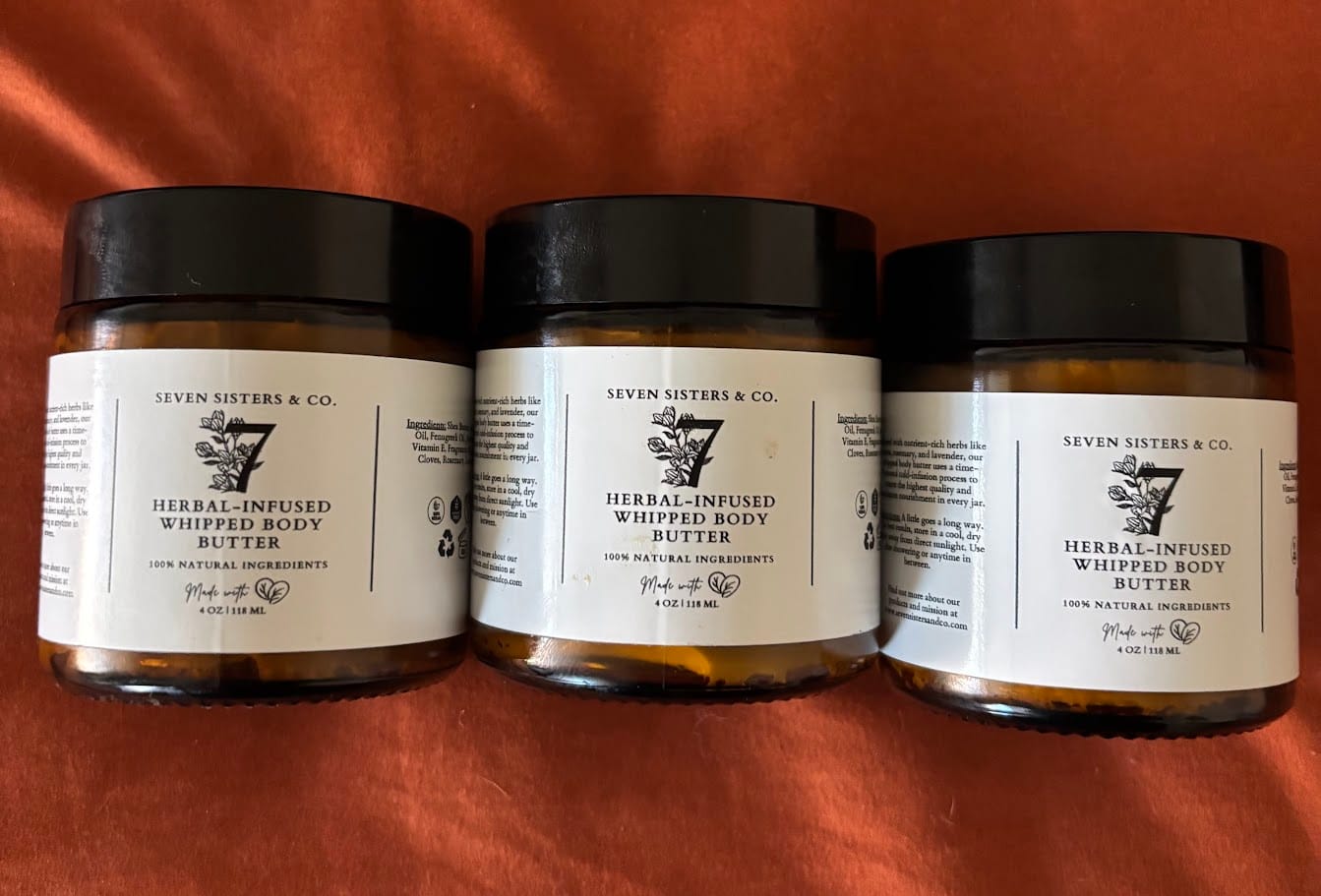Customer photo review of 1 oz Herbal-Infused Whipped Body Butter Variety Pack – Buy 2, Get 1 Free!