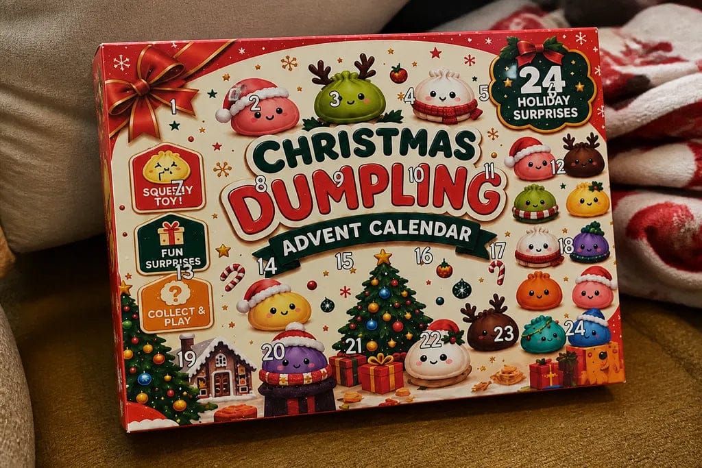 Customer photo review of Christmas Dumpling Advent Calendar - Personalized Christmas Gifts For Your Kids 2026