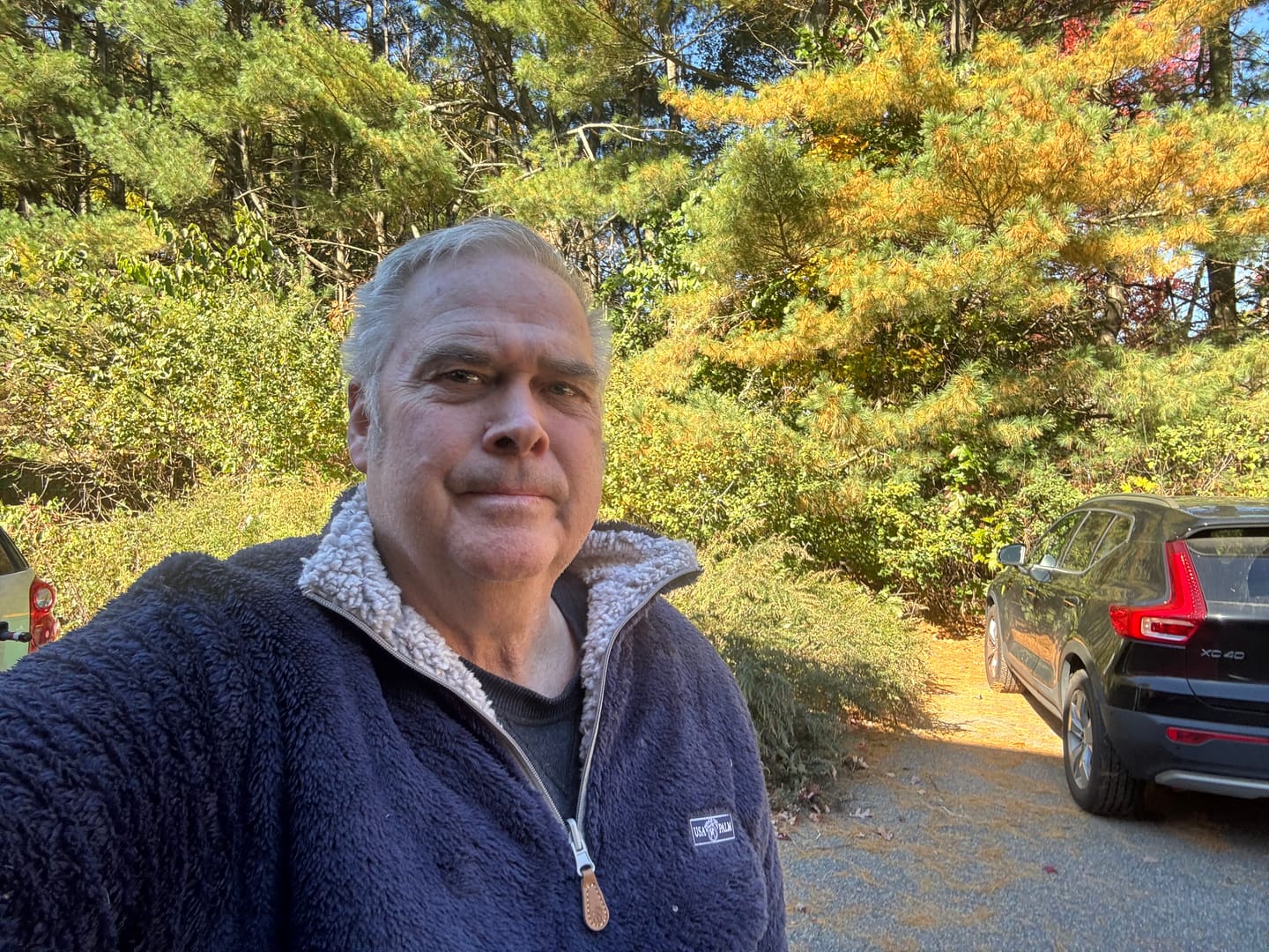Customer photo review of Reversible Double Sherpa 1/4 Zip