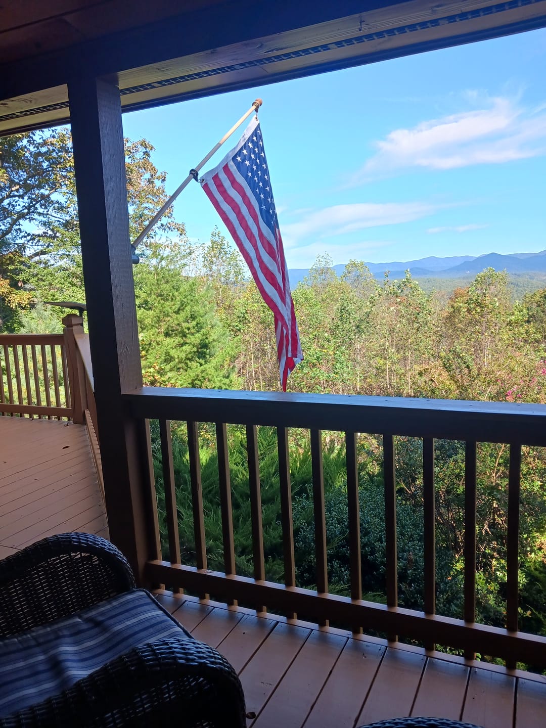 Customer photo review of 3' x 5' American Flag Set
