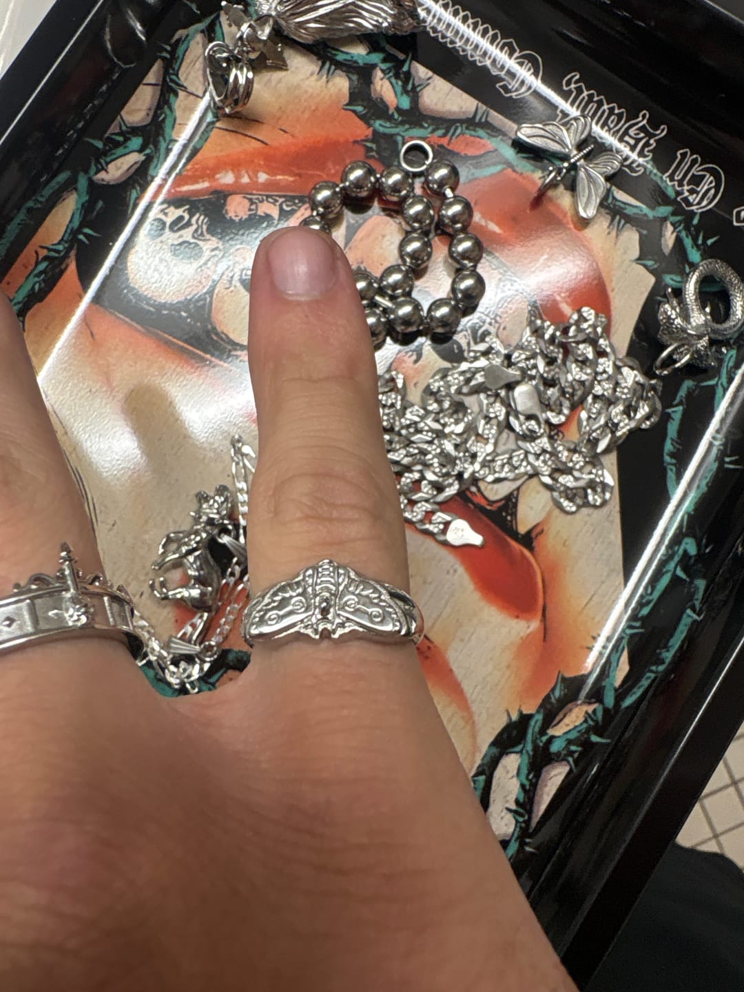 Customer photo review of MOTH RING
