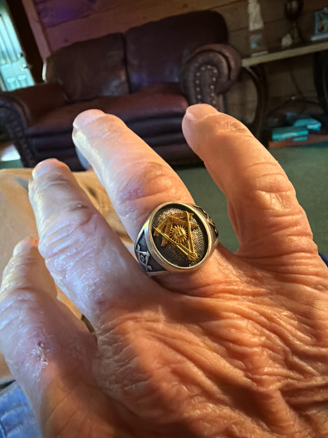Customer photo review of Past Master Masonic Ring