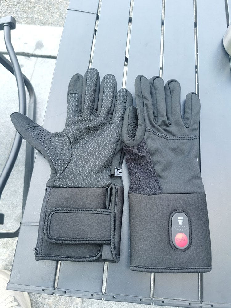 Customer photo review of Savior Heat Ultra-Thin Heated Glove Liners - Slim Rechargeable Electric Gloves for Typing, Driving & Winter Sports