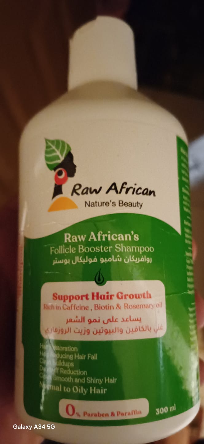 Customer photo review of Follicle Booster Shampoo