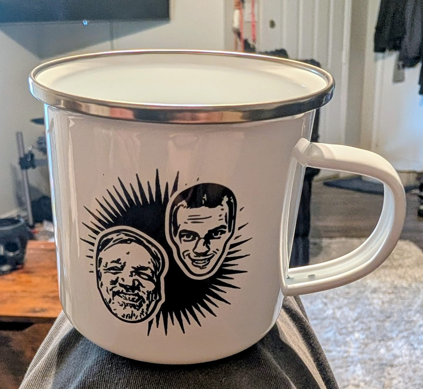 Customer photo review of Enamel Mug ¦ US
