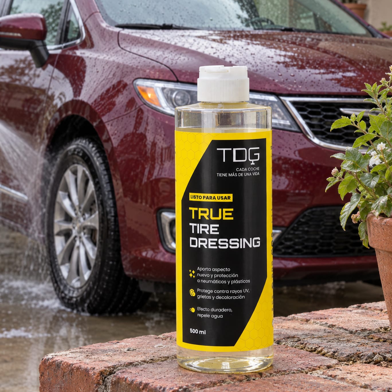 Customer photo review of Abrillantador  de Neumáticos y plásticos True Tire Dresing