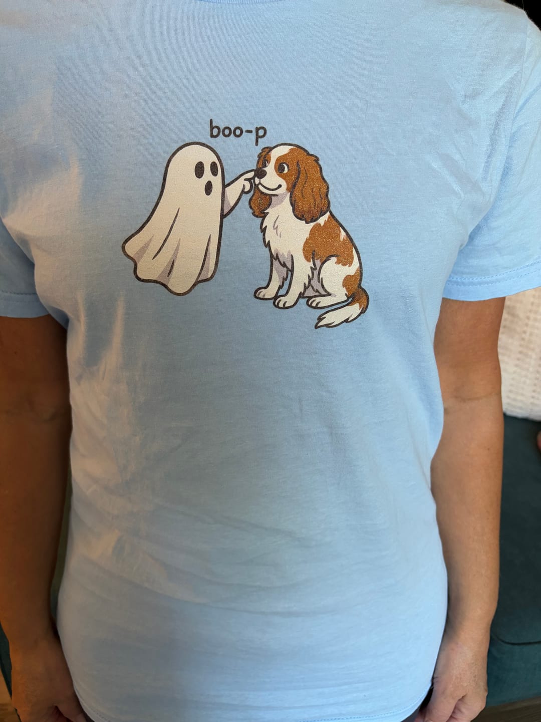 Customer photo review of Boo-p Cavalier King Charles Shirt