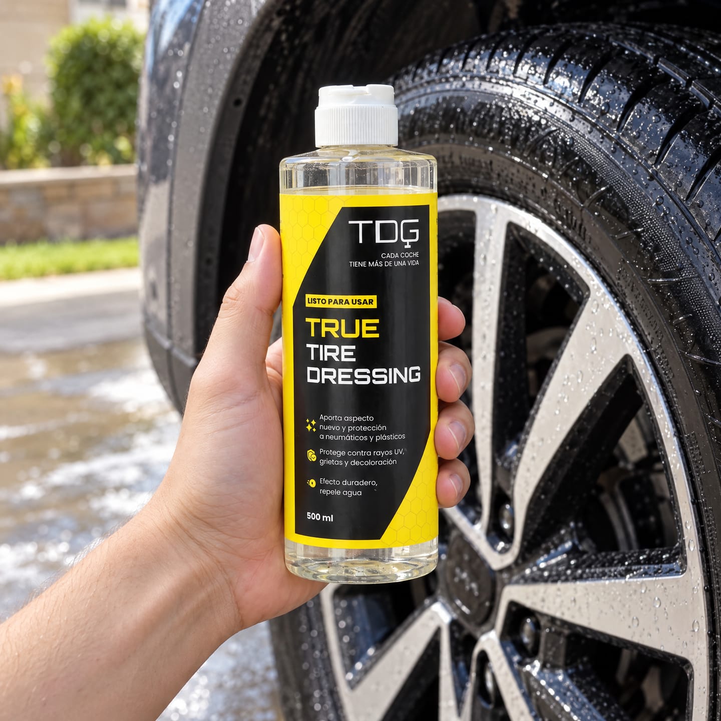 Customer photo review of Abrillantador  de Neumáticos y plásticos True Tire Dresing