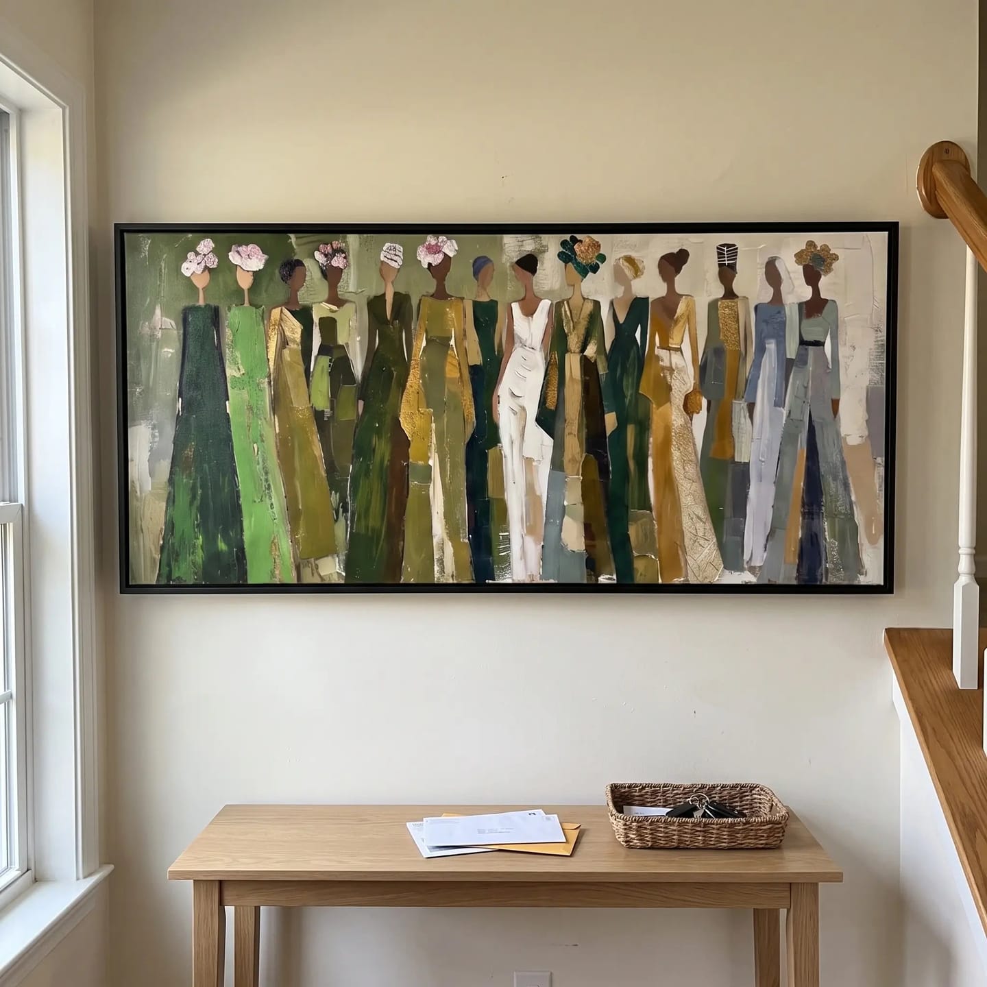 Customer photo review of Portrait Art Women in Quiet Company #PR420
