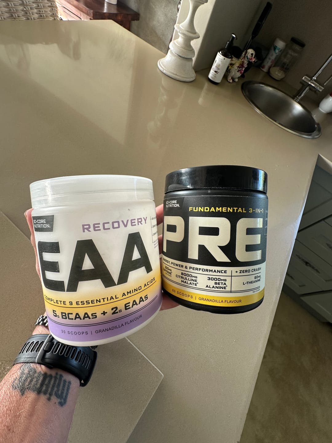 Customer photo review of Fundamental 3-in-1 PRE Granadilla - 300g | 60 scoops (New)