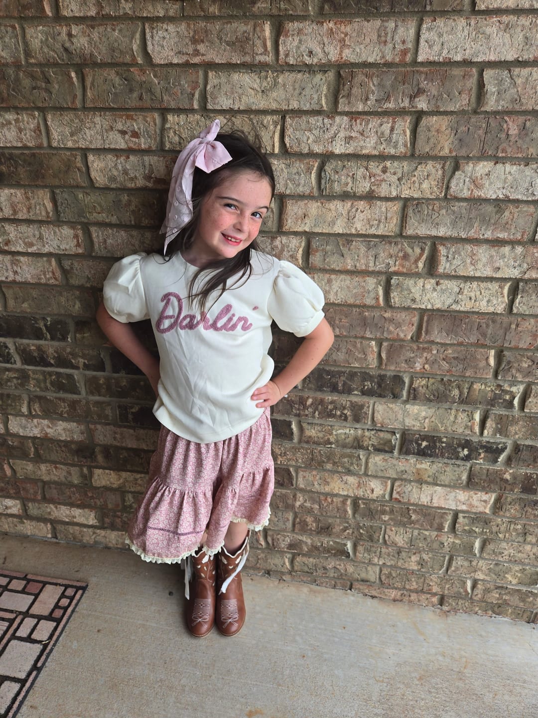 Customer photo review of Blushing Briar Skort