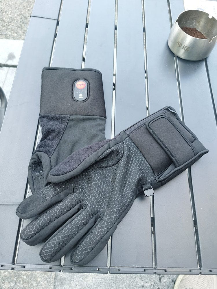 Customer photo review of Sunwill Rechargeable Electric Finger Touch Screen Thin Heated Gloves | Sport Heated Gloves Liners