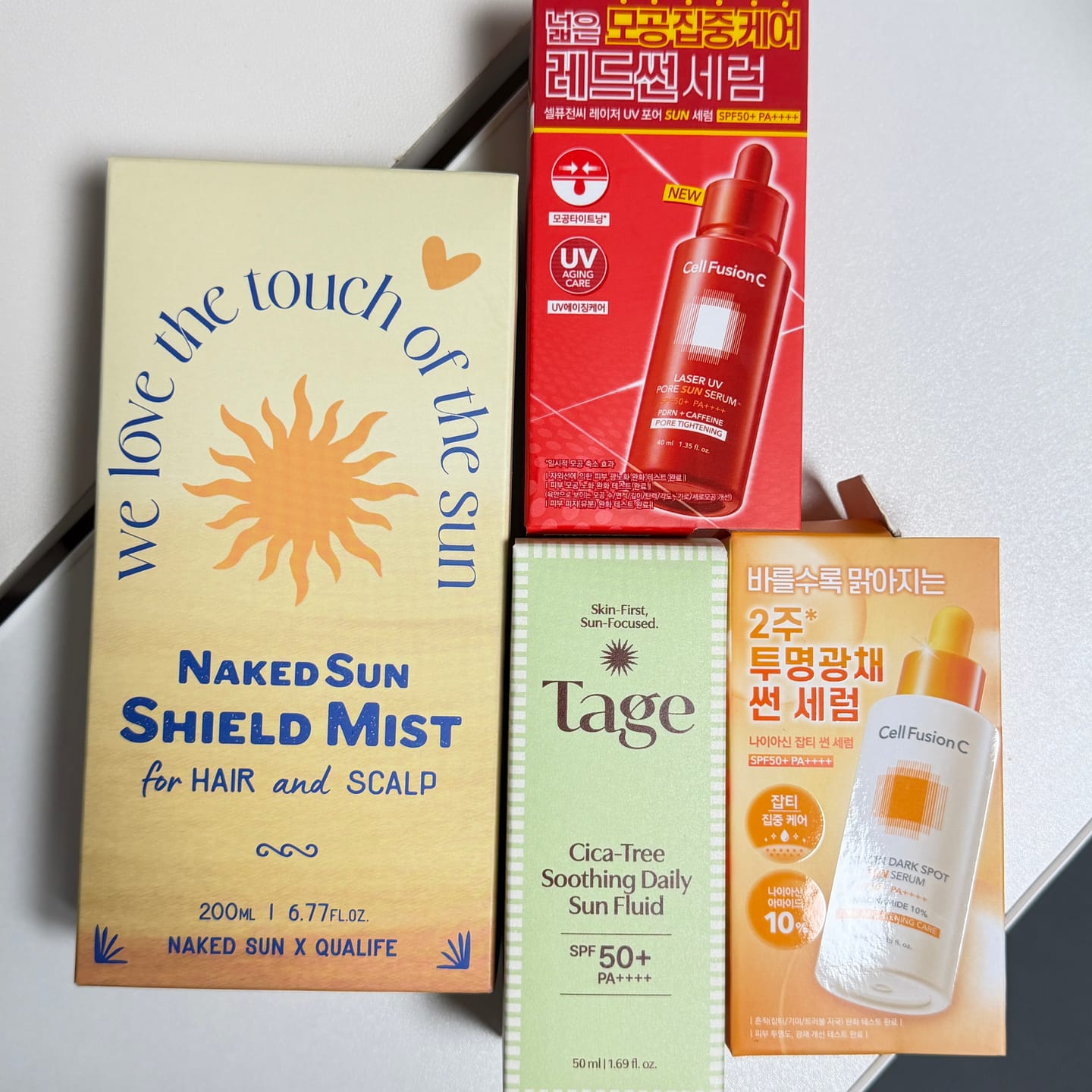 Customer photo review of Naked Sun Shield Mist for Hair and Scalp 200ml